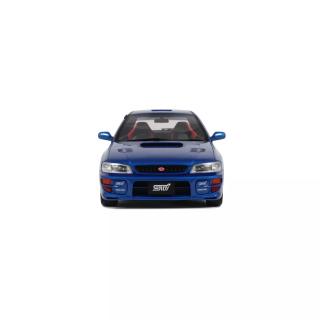 SUBARU IMPREZA WRX TYPE R STI VER. V LIMITED SONIC BLUE 1999 OttO mobile 1:18 Resinemodell (Türen, Motorhaube... nicht zu öffnen!)